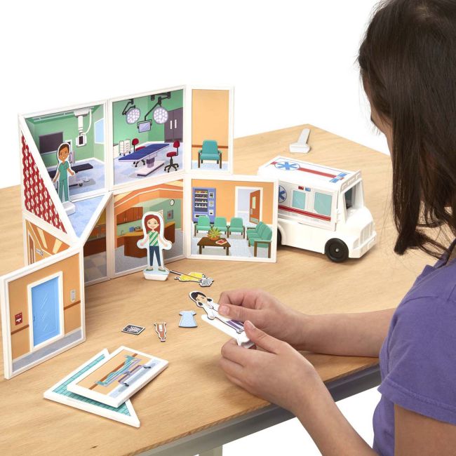 Set magnetic de joaca spitalul - melissa & doug - okemd30655