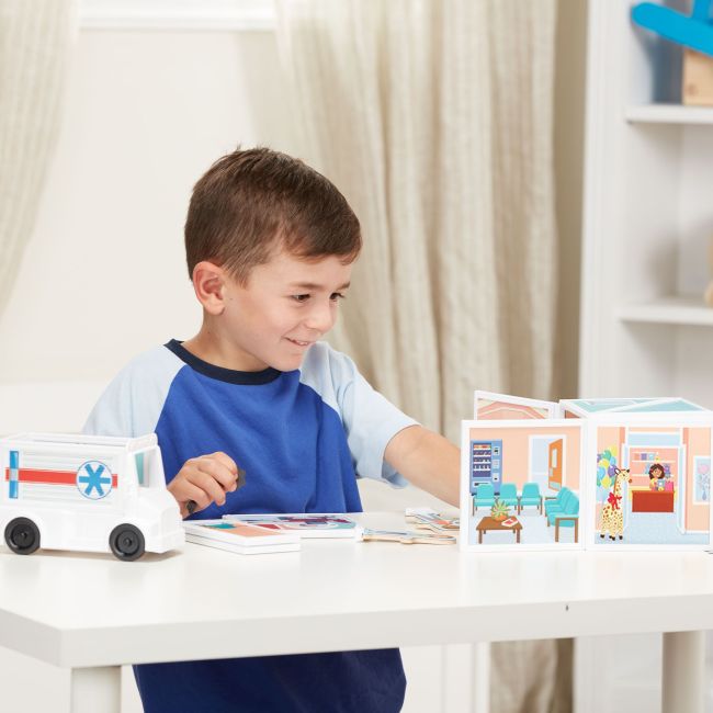 Set magnetic de joaca spitalul - melissa & doug - okemd30655