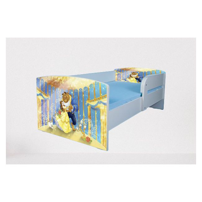 Pat Fete Frumoasa Si Bestia - Saltea SafeNest - 180x80 Cm, Fara Sertar Ptv3005