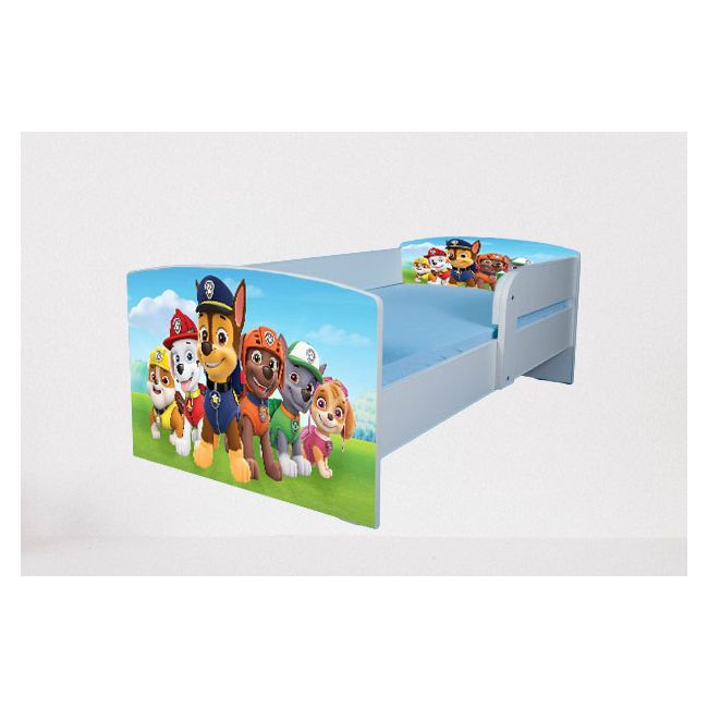 Pat 2-16 Ani Paw Patrol 2 Cu Saltea SafeNest 180x80 Cm Inclusa Ptv3032
