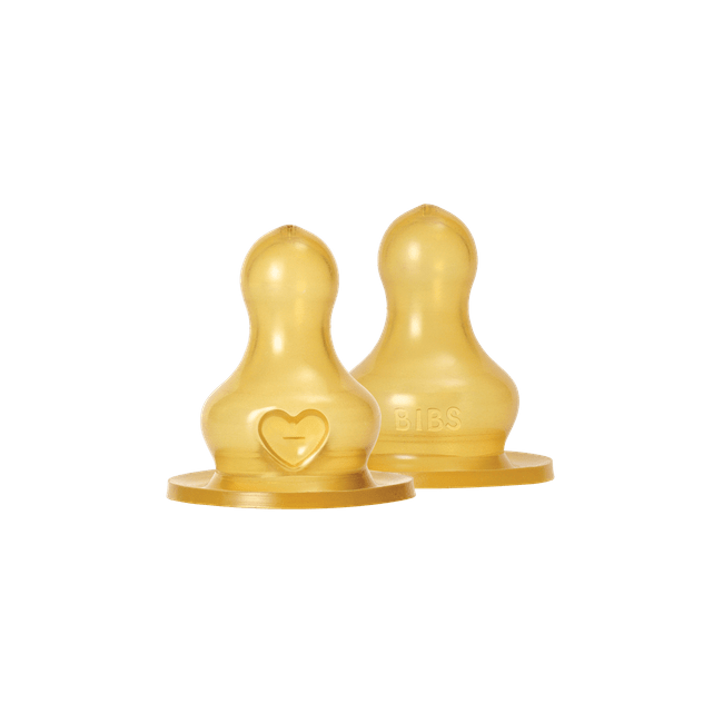 Bibs - set 2 tetine pentru biberon, latex, flux lent bbb5000001