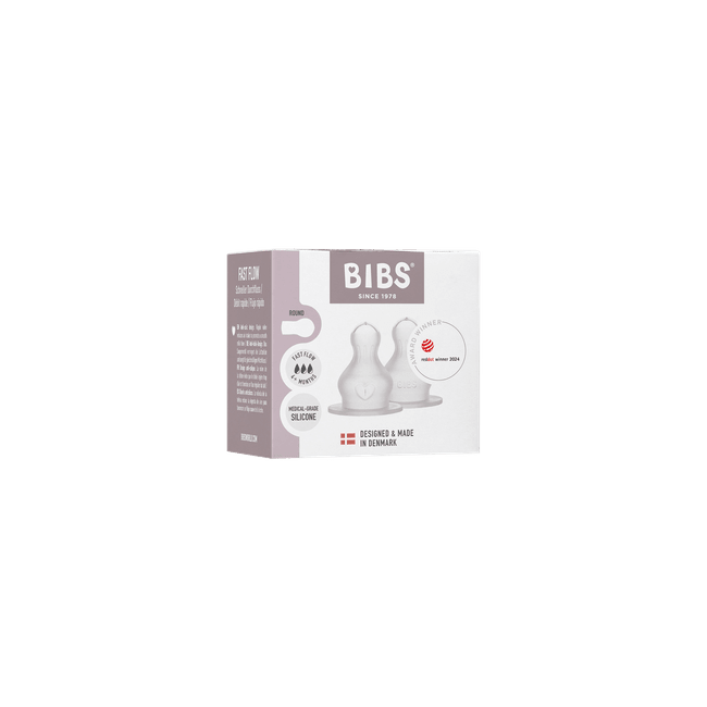 Bibs - set 2 tetine pentru biberon, silicon, cu flux rapid bbb5000013