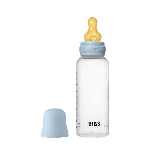 Bibs - set complet biberon anticolici, 270 ml, latex, baby blue bbb5017231