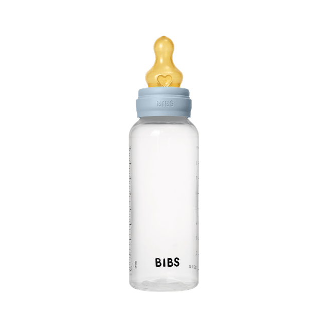 Bibs - set complet biberon anticolici, 270 ml, latex, baby blue bbb5017231