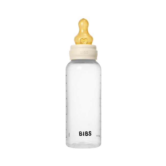 Bibs - set complet biberon anticolici, 270 ml, latex, ivory bbb5017216