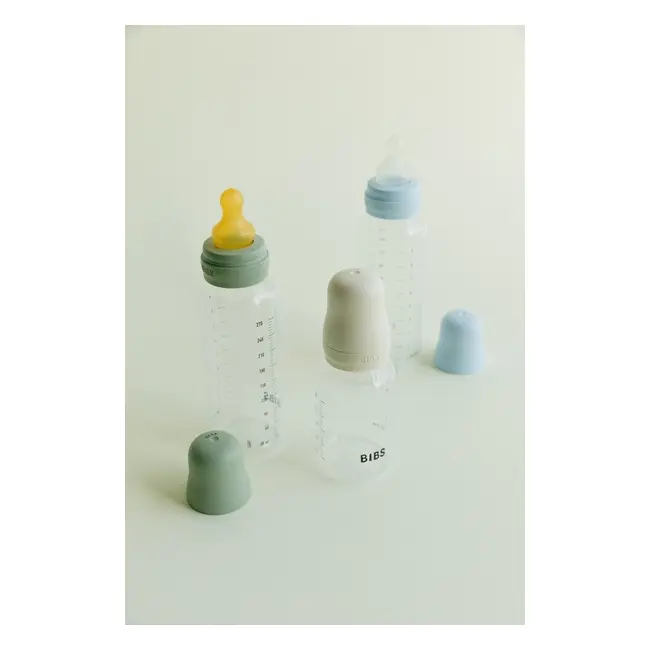 Bibs - set complet biberon anticolici, 270 ml, latex, sage bbb5017250