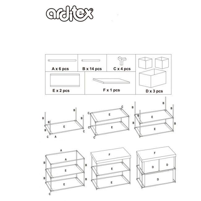 Organizator pentru jucarii cu structura metalica Batman BBXBT15787
