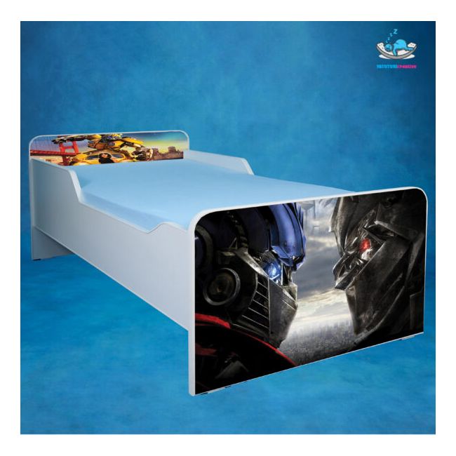 Pat Baieti Transformers - Saltea SafeNest - 180x80 Cm, Fara Sertar Ptv3011