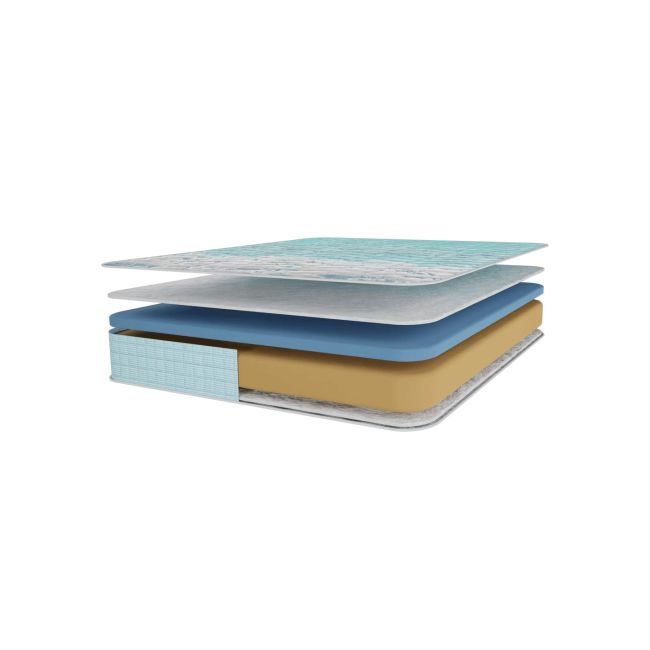 Saltea ortopedica din spuma cu memorie, memory foam paris, 80x190x23cm, fermitate tare, spuma poliuretanica, memory foam 5 cm,  sistem de aerisire perimetral,  saltex drm211