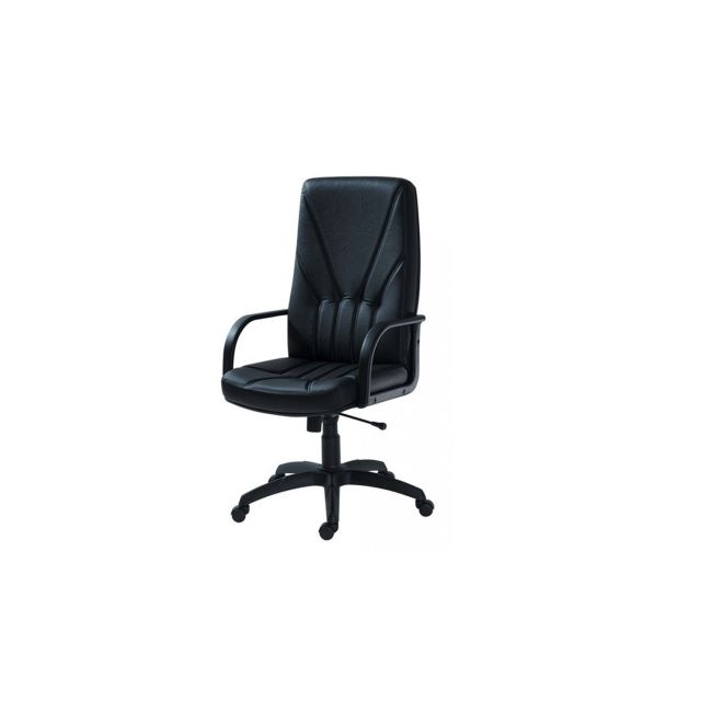 Scaun directorial piele naturala 5500 negru drm104