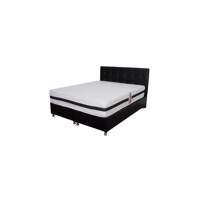 Saltea ortopedica, memory foam dalia, 200x200x30cm, fermitate mediu spre tare, cu plasa de arcuri bonell, memory foam 5 cm pe ambele parti, sistem de aerisire spaceair, salt confort drm1180