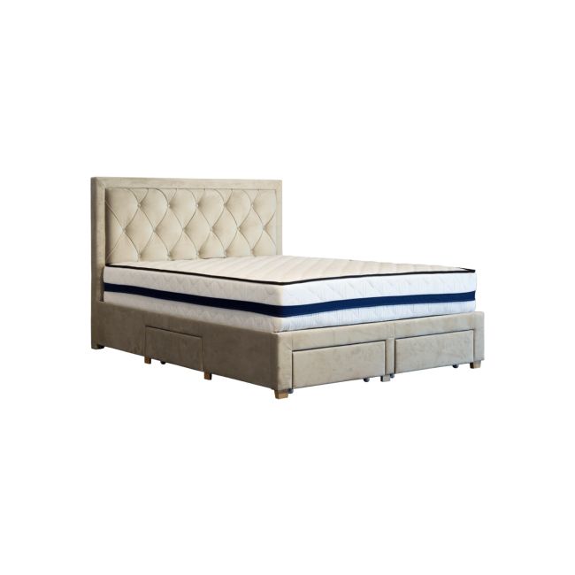 Saltea ortopedica, tulip super lux comfort, 140x190x30cm, fermitate tare, cu plasa de arcuri tip bonell, sistem de aerisire banda spaceair, saltsib drm797