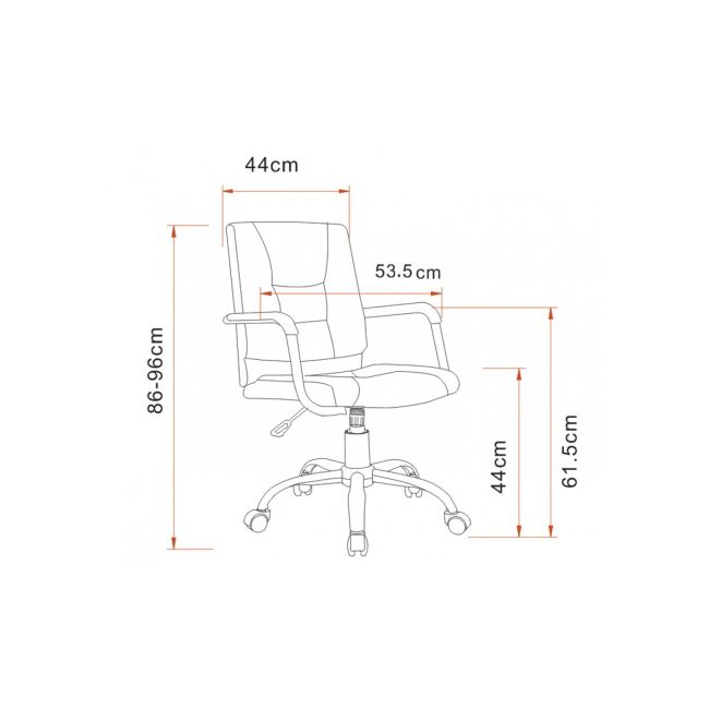 Scaun directorial gn31 negru drm1564