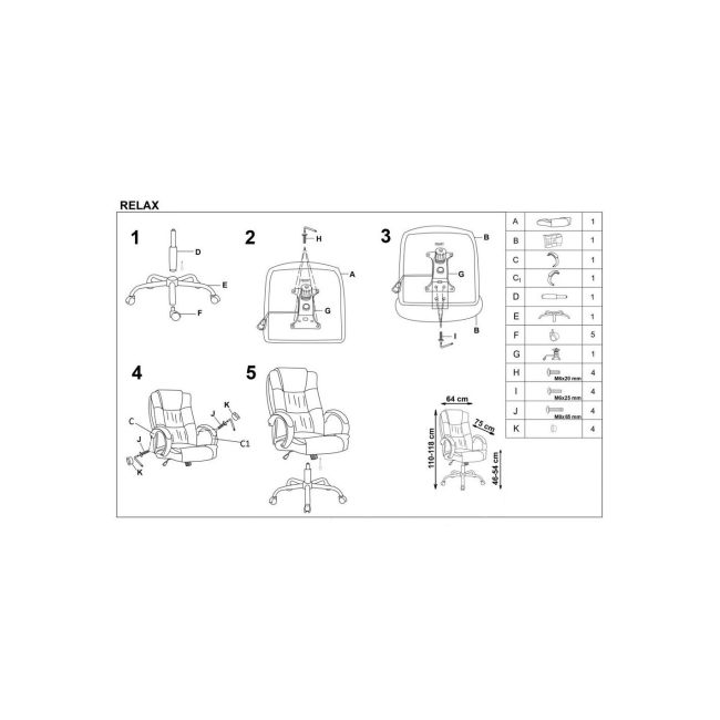 Scaun directorial mh rudy, ergonomic, mecanism balans, piele ecologica, confort sporit, inaltime reglabila, 110 kg, maro drm2196