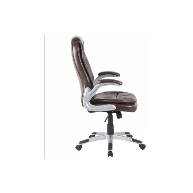 Scaun directorial gn29, cotiere rabatabile, piele ecologica, mecanism de balans, inaltime ajustabila, 95 kg drm2576