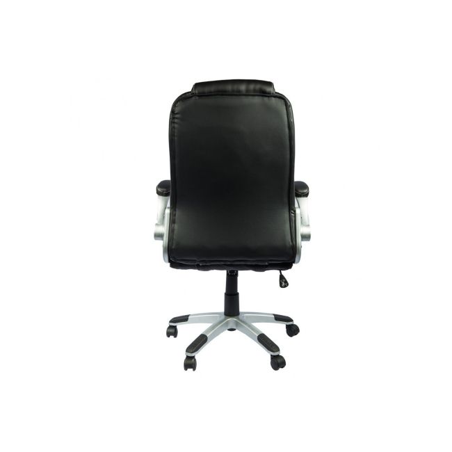 Scaun directorial gn29, cotiere rabatabile, piele ecologica, mecanism de balans, inaltime ajustabila, 95 kg drm2576