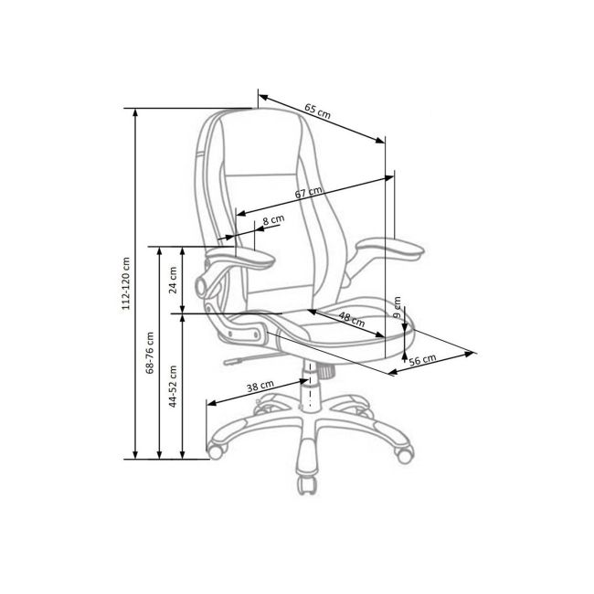 Scaun directorial hm saturn gri drm2784