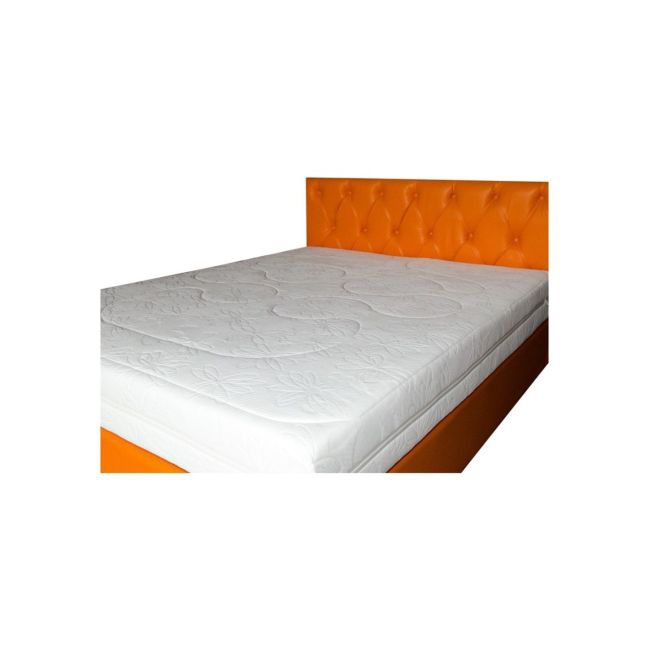 Saltea cu arcuri, cronos hr spring comfort 140x200x24cm, spuma poliuretanica hr 3,5 cm pe ambele fete, husa detasabila tricot, hipoalergenic, fermitate medie, saltsib drm3552