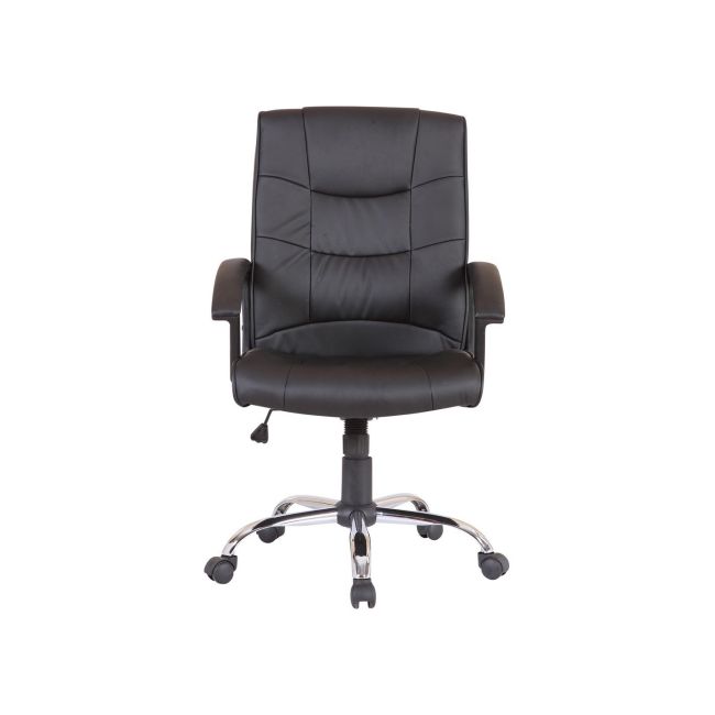 Scaun directorial gn02, ergonomic, cadru cromat, inaltime ajustabila, balans, 100 kg, negru drm3029