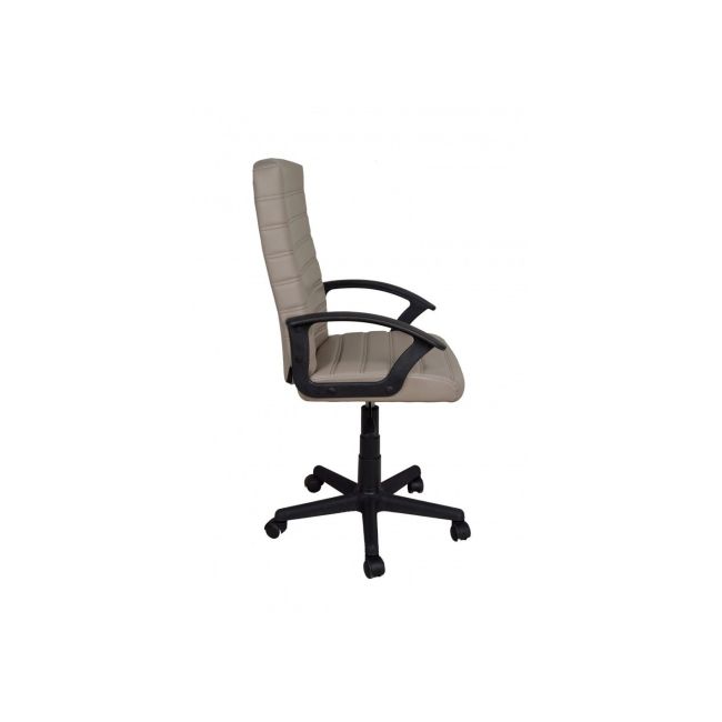 Scaun directorial gn72, piele ecologica, inaltime reglabila, 100 kg, bej drm3542
