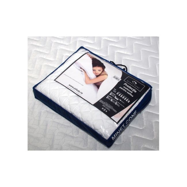 Set saltea cu arcuri, cronos hr spring comfort 140x200x24cm, cu spuma poliuretanica hr 3,5 cm pe ambele fete, husa detasabila tricot, hipoalergenic, fermitate medie, saltsib plus husa matlasata, colturi rotunjite, lavabila la  95°c drm3575
