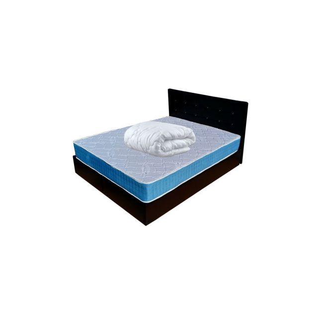 Set saltea ortopedica, latex viena, 160x200x22cm, fermitate tare, cu spuma poliuretanica, latex 4 cm, sistem de aerisire perimetral, saltex plus pilota vara microfibra, umplutura fibre de poliester, lavabila la 95°c, 180x200cm drm2994
