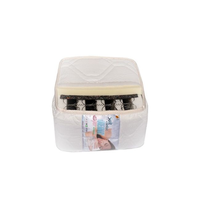 Saltea ortopedica, cu arcuri, memory super ortopedic azalee, 120x190x25cm, fermitate mediu spre tare, cu plasa de arcuri bonell, memory foam 5 cm, sistem de aerisire spaceair, salt confort drm4205
