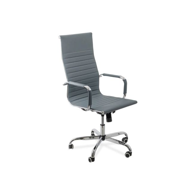 Scaun de birou off 802m, ergonomic, spatar inalt, mecanism balans, roti gumate, 100 kg drm4176