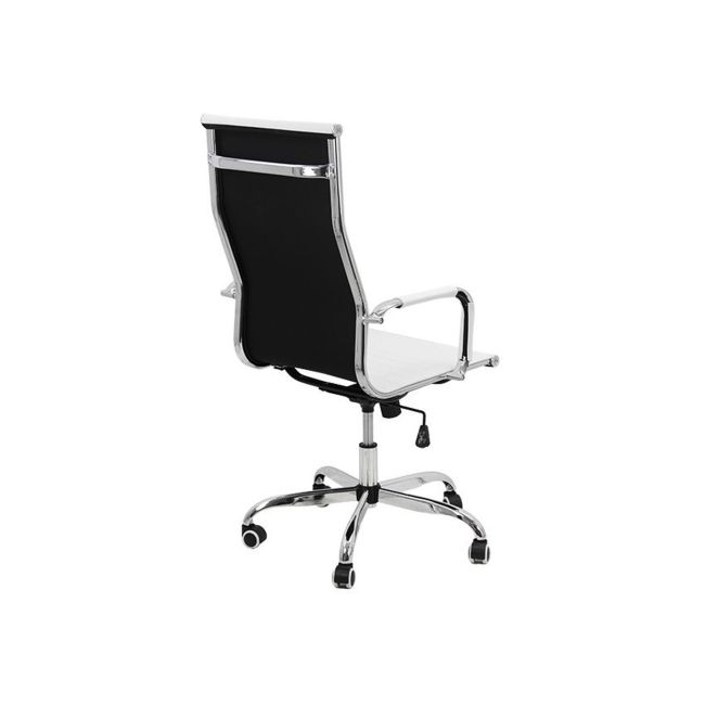 Scaun de birou off 802m, ergonomic, spatar inalt, mecanism balans, roti gumate, 100 kg drm4176
