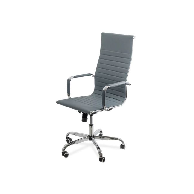 Scaun de birou off 802m, ergonomic, spatar inalt, mecanism balans, roti gumate, 100 kg drm4176