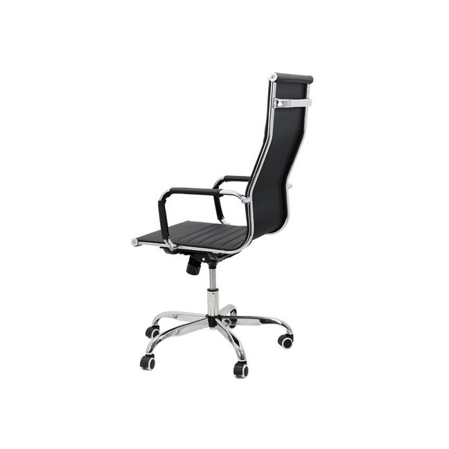 Scaun de birou off 802m, ergonomic, spatar inalt, mecanism balans, roti gumate, 100 kg drm4176
