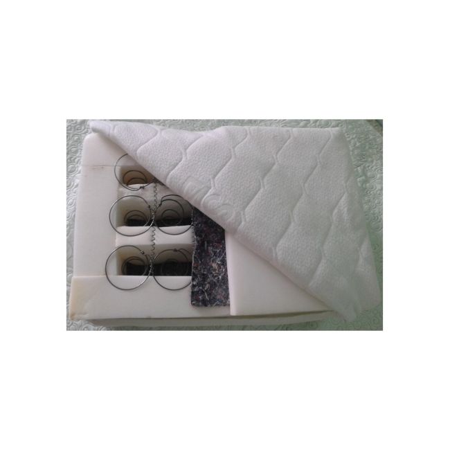 Set saltea ortopedica, ulise standard spring comfort 140x200x30cm, cu plasa de arcuri bonell, husa detasabila tricot, hipoalergenica, fermitate tare, saltsib plus protectie microfibra, lavabila la 95°c drm3704
