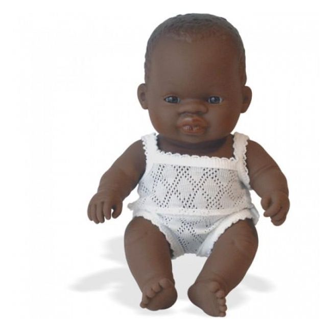 Papusa Baby african fata Miniland  21cm - OKEML31124