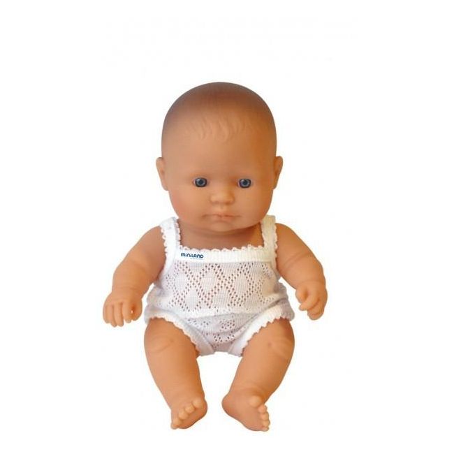 Papusa Baby european baiat Miniland 21cm - OKEML31121