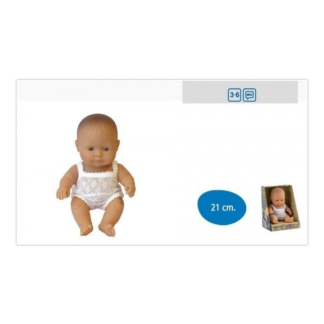 Papusa Baby european fata Miniland 21cm - OKEML31122