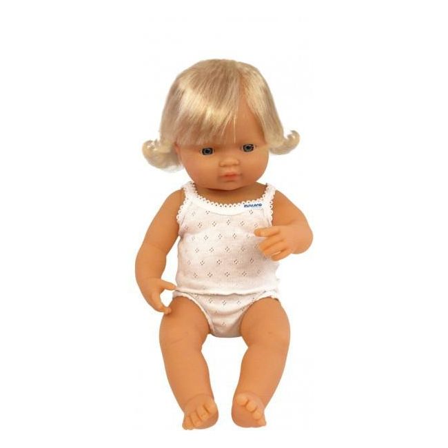 Papusa Baby european fata Miniland 38 cm - OKEML31152