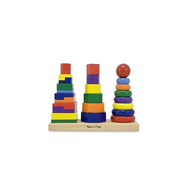 Forme geometrice de stivuit Melissa and Doug - OKEMD0567