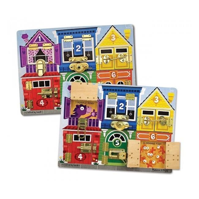 Joc pentru dezvoltarea abilitatilor Incuie si descuie Melissa and Doug - OKEMD3785