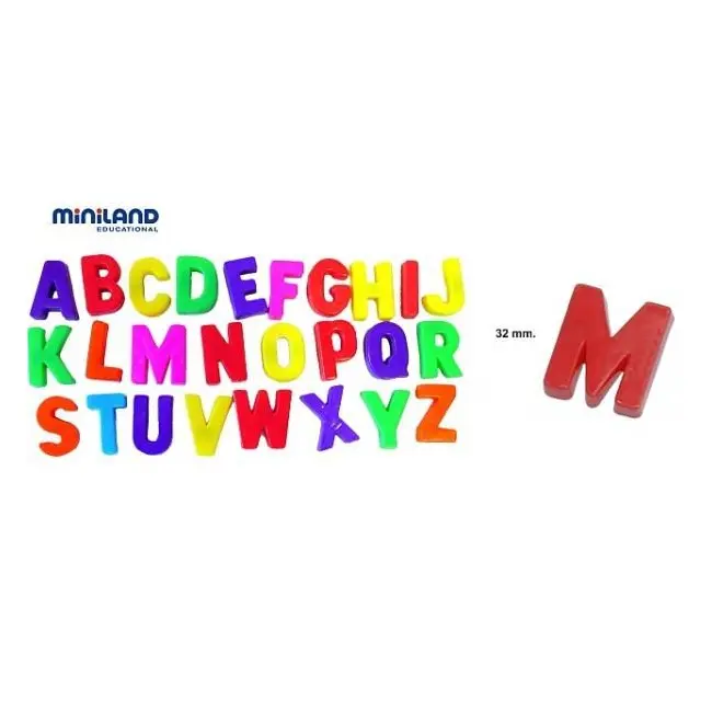 Litere mari magnetice Miniland 155 buc - OKEML97911
