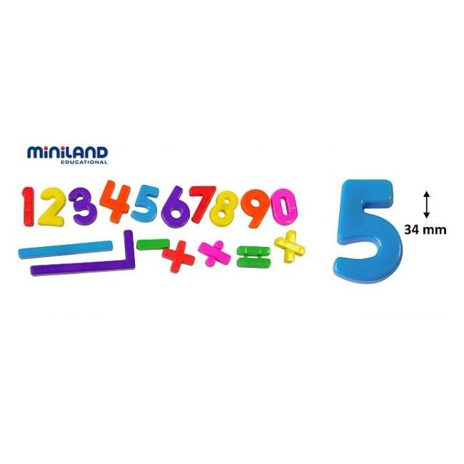 Numere magnetice Miniland 162 buc - OKEML97915