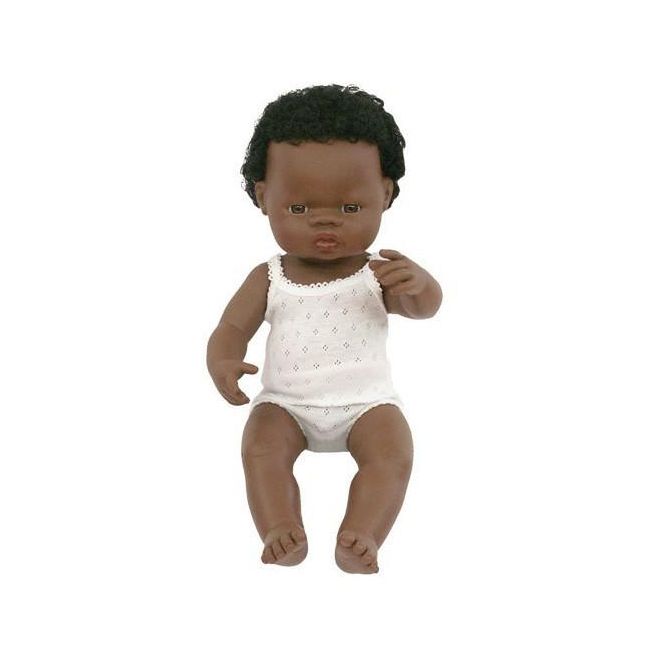 Papusa baiat african Miniland 38 cm - OKEML31153