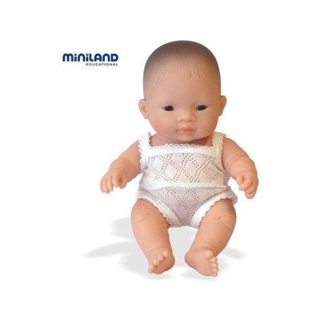 Papusa bebelus baiat asiatic Miniland 21 cm - OKEML31125