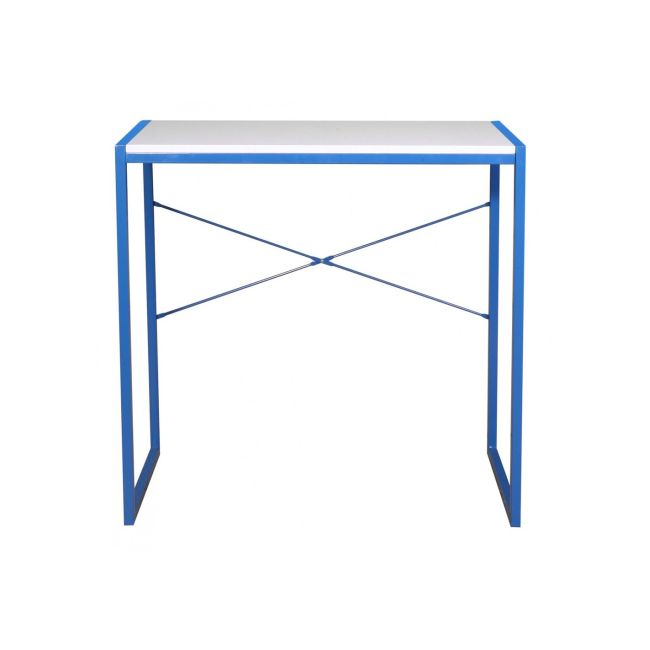 Birou pentru copii gn, cadru metalic, pal melaminat, 78x46x76 cm, albastru drm4651