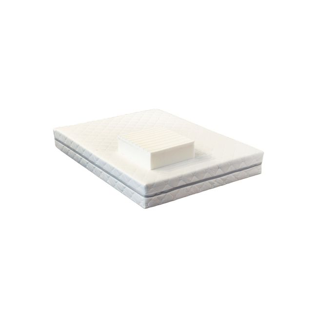 Saltea cu spuma, mercur comfort flex plus 90x200x20cm, fermitate mediu spre tare, hipoalergenica, husa detasabila, saltsib drm4819