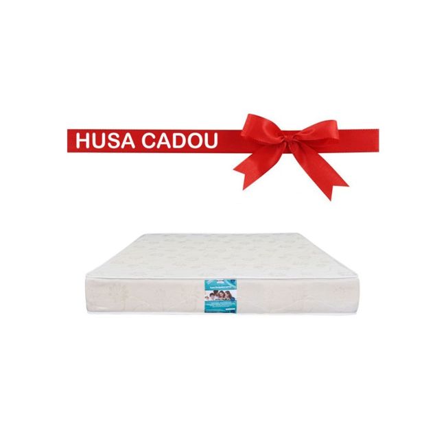 Saltea cu arcuri, superortopedica detto 160x200x22 cm, fermitate medie, plasa de arcuri tip bonell, reversibila, minet drm9884