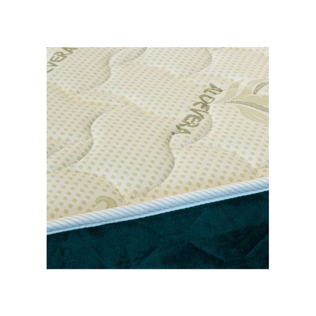 Saltea superortopedica optima aloe vera, cu plasa de arcuri, margine antilasare, sistem de aerisire 140x200x24 cm drm10309