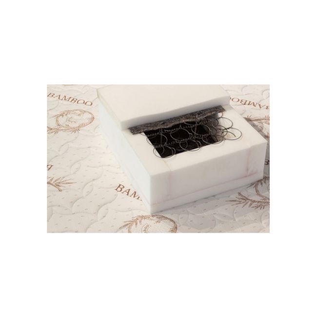 Saltea superortopedica optima bamboo, cu plasa de arcuri, margine antilasare, sistem de aerisire 180x200x24 cm drm10308