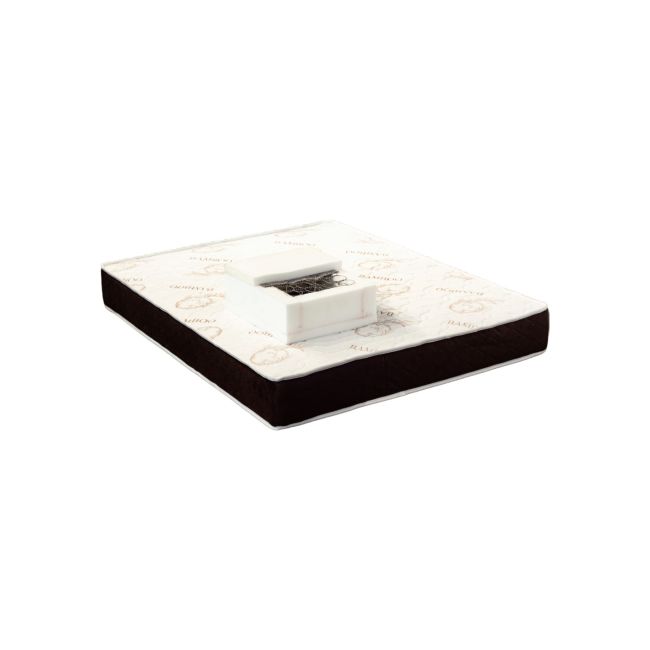 Saltea superortopedica optima bamboo, cu plasa de arcuri, margine antilasare, sistem de aerisire 180x200x24 cm drm10308