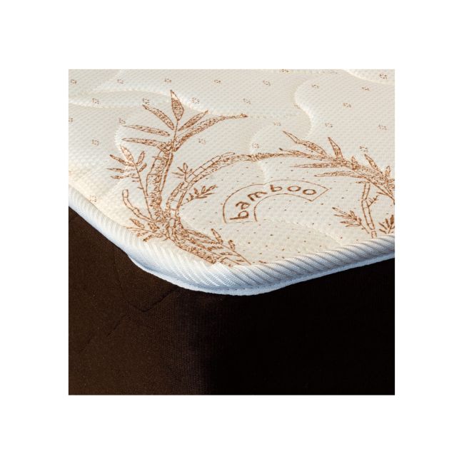 Saltea superortopedica optima bamboo, cu plasa de arcuri, margine antilasare, sistem de aerisire 180x200x24 cm drm10308