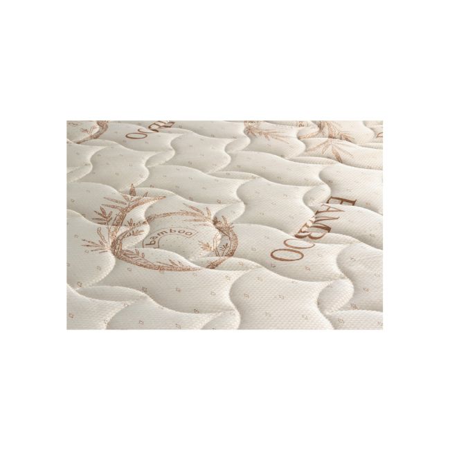 Saltea superortopedica optima bamboo, cu plasa de arcuri, margine antilasare, sistem de aerisire 180x200x24 cm drm10308